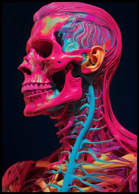 Produktbild von Poster 67,5x95cm Anatomie der Farbe