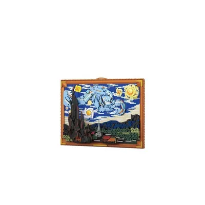 Produktbild von Gemälde Nachthimmel Mini-Bausteinset 2789 Teile, Mosaik-Bild