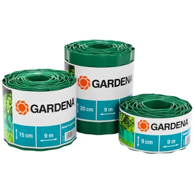 Obrázok produktu pre Gardena 538-20, Rolka záhradnej obruby, Plast, Zelená, 150 mm, 9000 mm, 1 kusov