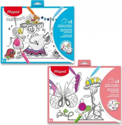 Obrázek produktu pro Maped 3D kreslící papír DIN A4 3 listy