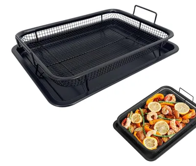Image de Panier en acier inoxydable pour four et barbecue