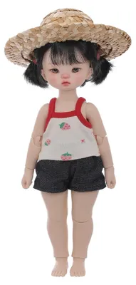 Productafbeelding van BJD Pop met Strohoed en Zomerstijl