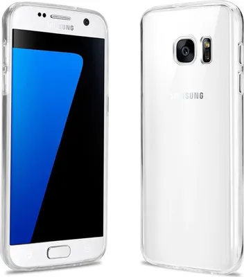Produktbild von Hülle für Samsung Galaxy S7 Handyhülle Schutzhülle Case Cover transparent weiß