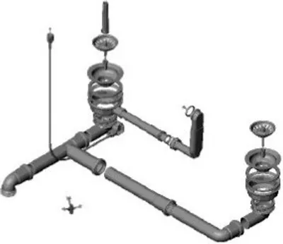 Produktbild von Dornbracht 04110101200-86 Ablaufgarnitur Ersatzteile