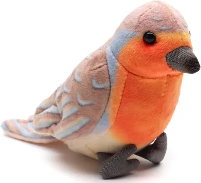Produktbild von Kuscheltier Rotkehlchen 10 cm sitzend Plüschvogel