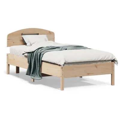 Immagine prodotto di vidaXL Letto in legno massiccio senza materasso 75x190 cm in legno di pino