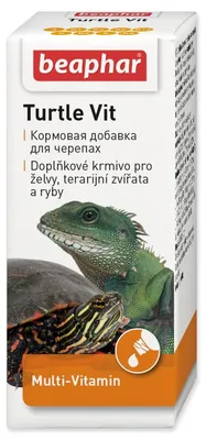 Productafbeelding van Beaphar Schildpad Multivitamine, voor schildpadden en reptielen, 20 ml