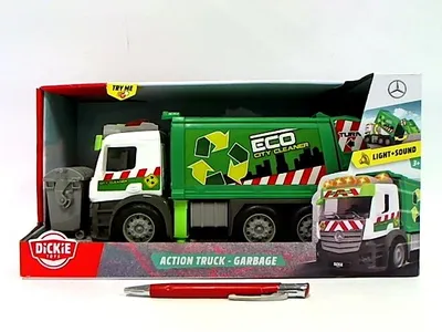 Zdjęcie produktu dla Dickie Mercedes Smieciarka 26Cm Sw/Dzw 374-5014