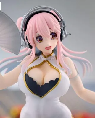 Immagine prodotto di FURYU PVC STATUE TRIO TRY IT SUPER SONICO WHITE CHINA DRESS 21 cm FIGURE NEW!