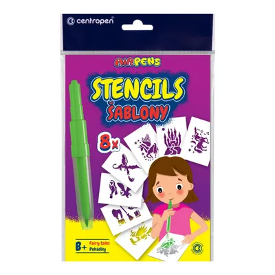 Immagine prodotto di Stencil per Centropen fiaba 8 pezzi - 1 confezione