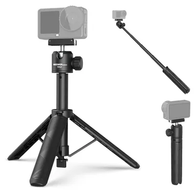 Zdjęcie produktu dla Statyw do kamery sportowej z uchwytem do selfie, wyposażony w magnetyczny montaż i przegubową głowicę