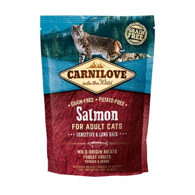 Obrázek produktu pro Carnilove Cat Salmon for Adult Sensitiv & LH 400g