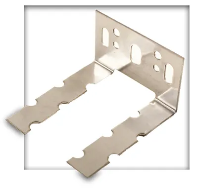 Produktbild von Wandanschlussanker starr Edelstahl 60 x1,25 Wandanker Maueranker Mauerverbinder 50 Stück