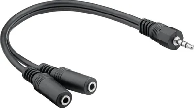 Image de Allteq ALTQ-AU-200, 3,5 mm, mâle, 2 x 3,5 mm, femelle, 10 m, noir