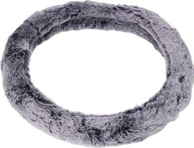 Obrázok produktu pre Univerzálny 15-palcový poťah volantu z imitácie vlny Plush Auto Steering Wheel Protector Interiérové príslušenstvo pre mužov a ženy Šedá