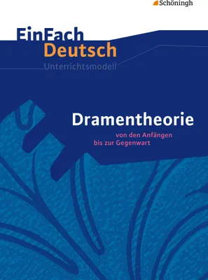 Produktbild von Dramentheorie: Von den Anfängen bis zur Gegenwart. EinFach Deutsch Unterrichtsmodelle