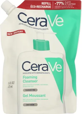 Produktbild von CeraVe Schäumendes Reinigungsgel Nachfüllpackung 473ml