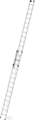 Produktbild von Sprossen-Seilzugleiter 2-teilig ohne Traverse 2x14 Sprossen