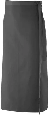 Produktbild von Bistroschürze B 100 x L 80 cm, Fb. schwarz : 65% Polyester 35%Baumwolle 220 g/m² : schwarz