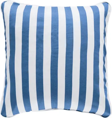Produktbild von Erwin Müller Kuschelkissenbezug blau-weiß 40x40 cm