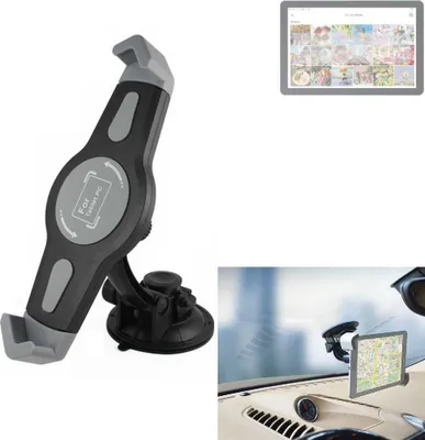Produktbild von K-S-Trade Scheiben-Halterung für Tablets kompatibel mit Blackview Oscal Pad 70 Wi-Fi KFZ Tablet Saugnapf Auto Halterung Windschutzscheibe Holder