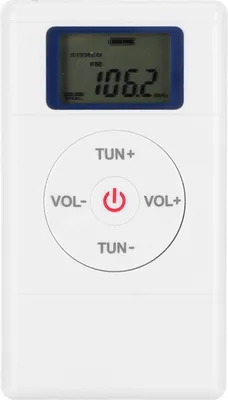 Obrázok produktu pre Mini digitálne FM rádio s vysokou citlivosťou, prenosný prehrávač s retiazou a slúchadlami