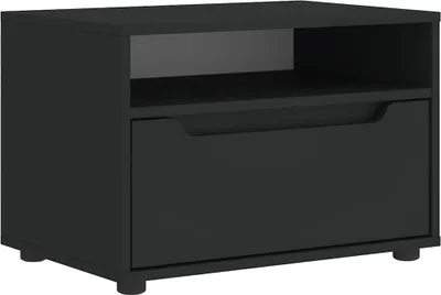 Productafbeelding van vidaXL TV-kast VISNES, zwart, 60x40x38 cm, houtvezel