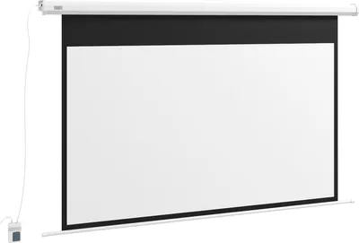 Produktbild von Motorisierte 84"-Projektionsleinwand, 16:9, Fernbedienung