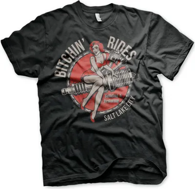 Produktbild von Bitchin' Rides - Salt Lake City T-Shirt - Large - Black