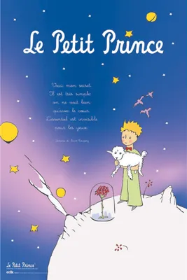 Image de LE PETIT PRINCE - Antoine de Saint-Exupéry - 61x91,5cm - Affiche Poster