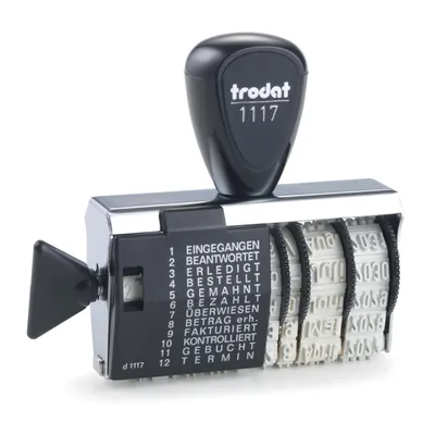 Image de trodat® 1117 Tampon bande de mots avec dateTrodat 1117