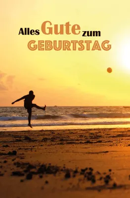 Produktbild von Geburtstag - Glückwunschkarte im Format 11,5 x 17 cm mit Umschlag