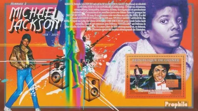 Produktbild von Briefmarken Guinea 2009 Mi Block 1694 (kompl. Ausgabe) postfrisch Michael Jackson (1958 2009) - Billy Jean