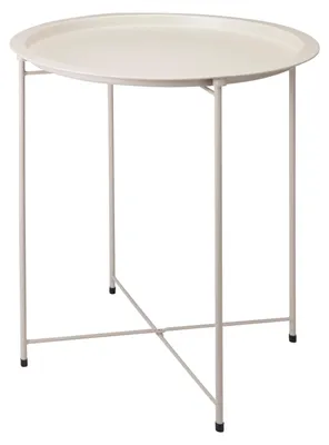 Produktbild von Home & Styling Beistelltisch - beige - Metall - H66 cm - Blumentopfhalterung - innen/ausen