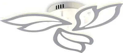 Produktbild von TRMLBE Deckenleuchte 60W LED Deckenlampe mit Fernbedienung Dimmbar Blattmodell Modern Lampe Φ55x5cm Zimmerlampe, für Schlafzimmer Wohnzimmer (3 Blätter)