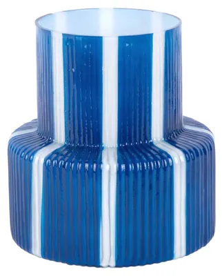 Produktbild von Present Time - Vase Raydo Retro - Kobaltblau - Ø18cm