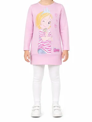 Produktbild von 82405 Disney Prinzessin Emmy Langarmshirt Mädchen – Rosa, Gr. 98 – Süßes Shirt mit Prinzessin Emmy Motiv, bequem & stylish