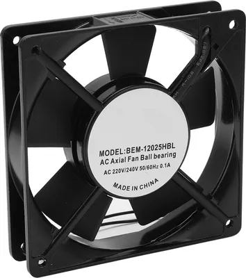 Obrázok produktu pre Axiálny ventilátor Ultra Silent Super Power 50000 hodín Dual Ball Bearing Cooling Fan pre projekty DIY Cooling Ventilation Exhaust