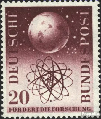 Produktbild von Briefmarken BRD (BR.Deutschland) 1955 Mi 214 (kompl.Ausgabe) gestempelt Forschungsförderung