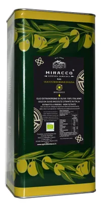Immagine prodotto di Olio Extravergine di Oliva Biologico Prodotto in Calabria - Lattina 5 Litri