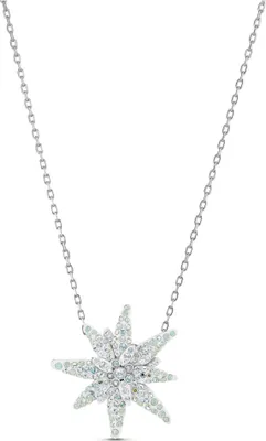 Zdjęcie produktu dla Swarovski SCS Edelweiss Anhänger Blume der Alpen Kette mehrfarbig hell rhodiniert