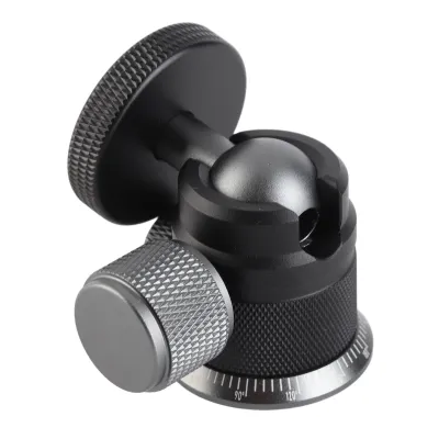 Immagine prodotto di Testa a sfera per treppiede, testa a sfera in lega di alluminio, supporto per testa a sfera per treppiede, testa a sfera per fotocamera, testa a sfera per fotocamera