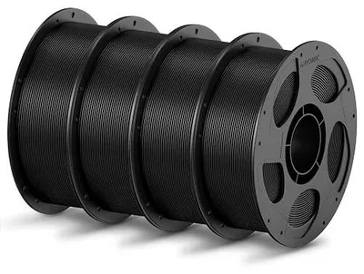 Zdjęcie produktu dla Filament pla 1 75 mm do drukarki 3D czarny szpula 4 kg