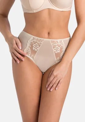 Produktbild von Teyli Mesh Slip mit floraler Spitze Marte Female 368 beige S