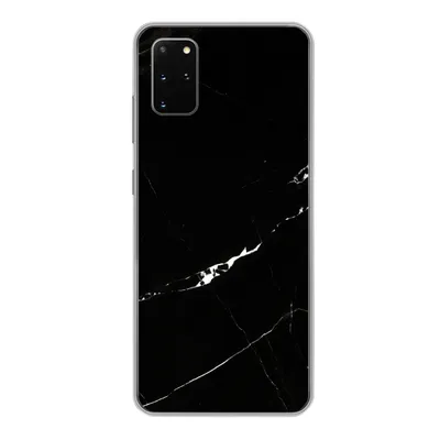 Produktbild von MuchoWow® Handyhülle Schutzhülle Hülle für Samsung Galaxy S20 Plus Marmor - Schwarz - Natursteine Silikon Softcase Handy Hülle - Hartschale