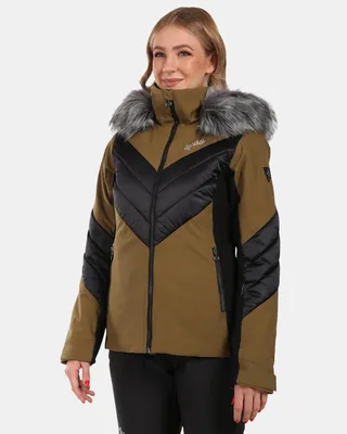 Productafbeelding van Dames ski-jas KILPI LIN-W WL0110KI, kleur: khaki, maat: 38