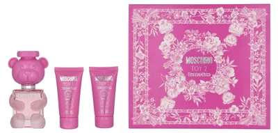 Produktbild von Moschino Toy 2 Bubble Gum Giftset Edt Spray 50ml/Scented Shower Gel 50ml/Scented Body Milk 50ml 150 ml