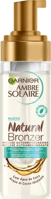 Produktbild von Garnier Ambre Solaire AS SELF TAN FOAM FR/NL ., Lotion, Gesicht & Körper, 200 ml, Flasche, Feuchtigkeitsspendend, Nährend, 885375 18 - INGREDIENTS: AQUA / WATER, GLYCERIN, DIHYDROXYACETONE, PROPANEDIOL, POLYGLYCERYL-4...