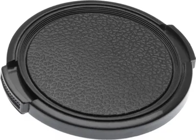 Produktbild von vhbw Universal Objektivdeckel 55 mm für Kamera - Kunststoff Schwarz, mit Seitengriff