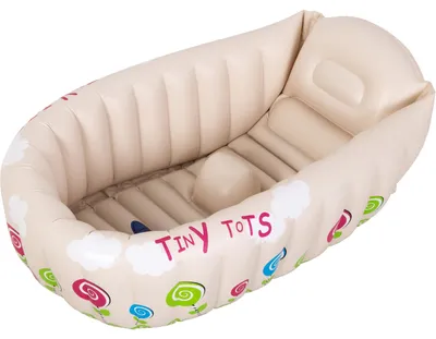 Produktbild von SunClub Baby-Planschbecken aufblasbare Baby-Badewanne „Tiny Tots“ 91 x 61 x 29 cm